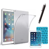 Apple iPad 5 ve 6 Nesil Uyumlu Şeffaf Kılıf Cam Kalem Set thumbnail 1