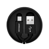 Joyroom S-M346 Uzatılabilir Mikro Hızlı Şarj ve Data Kablosu Siyah - 1