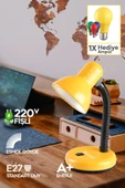 Suled Masa Lambası E27 Standart Ampül 220V Esnek Açısı Ayarlanabilir Çocuk Odası Ve Çalışma Lambası - 1