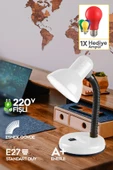 Suled Masa Lambası E27 Standart Ampül 220V Esnek Açısı Ayarlanabilir Çocuk Odası Ve Çalışma Lambası - 1