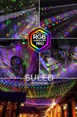 Suled Rgb Ağ Led 2X2 Metre 132 Led 220V Fişli İç Ve Dış Mekan 8 Modlu Ambiyans Aydınlatma - 2
