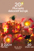 Suled Plumeria Çiçeği Dekoratif Led Işık Ambiyans Ortam Aydınlatması Ve Süsleme Ledleri - 1
