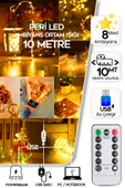 Suled Sl-1049 Peri Led 10 Metre Dekoratif Ortam Aydınlatma Kumandalı Usb'Li Parti Süsleme Dekor Led Işık - 1