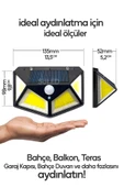 Suled Profesyonel 4 Adet Sensörlü Bahçe Aydınlatma Lambası Solar Güneş Panelli Tam Otomatik Beyaz Işık - 7