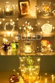 Suled Usb Perde Led 3X2 Metre 160 Led Kumandalı Su Geçirmez İç Ve Dış Mekan Ambiyans Aydınlatma Işığı - 2