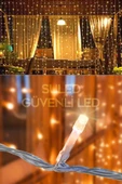 Suled Perde Led Işık 3X2 Metre 220V Fişli Saçaklı Ambiyans Süs Ve Dekor Led Işık Süsleme Ledi - 3