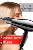 Suled Ultra Saç Kurutma Ve Fön Makinesi 2500W Sıcak - Soğuk 2 Kademeli Ev Berber Pet - 4