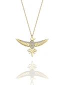 Anka Kuşu Çok Şık 14 Ayar Altın Kolye thumbnail 1