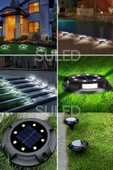 Suled Bahçe Aydınlatma Led Işık 1 Adet Set Solar Güneş Enerjili Otomatik Aydınlatmalı Saplama Lamba - 6