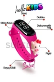 Suled Kitty Akıllı Çocuk Saati Güvenli Led Su Geçirmez Silikon Dokunmatik Süper Kahraman Figürlü Kol Saati thumbnail 2