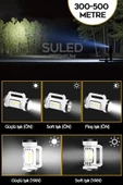 Suled Outdoor Pro2 Işıldak Profesyonel Kamp Lambası Ve Fener Şarjlı Usb Powerbank Özellikli - 8