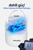 Suled Kamp Lambası Solar Şarjlı El Feneri Usb Type-C Şarj Çıkışlı Power Bank Özellikli Lithium 30W Askılı - 2