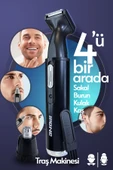 Suled Tıraş Makinesi Şarjlı Seyahat Sakal Vücut Tıraş Makinesi Erkek Kadın Burun Kulak Tüy & Kıl Epilasyon - 1