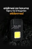 Suled Şarjlı Çakmak Usb Şarjlı Led Fener M Serisi Kamp Çakmağı Cob Led Ce Rüzgardan Etkilenmez - 3