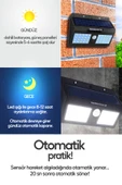 Suled Sensörlü Bahçe Aydınlatma Lambası Solar Güneş Panelli Tam Otomatik Modlu Dış Mekan Aydınlatma - 2
