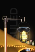 Suled Solar Şarjlı Hareket Sensörlü Led Fener Işık 15W Askılı 3 Modlu Otomatik Led Kamp Bahçe Lambası - 4