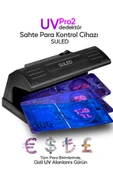 Suled Sahte Para Kontrol Cihazı Uv Mor Işık Profesyonel Sahte Para Dedektörü 220V Fişli - 1