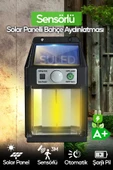 Suled Hareket Sensörlü 5W Solar Bahçe Aydınlatması Otomatik Led Işıklı Dış Mekan Aydınlatma - 1
