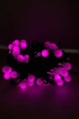 Suled Top Led Pembe Dekor Led Yılbaşı Led Işıkları 5Mt Işıkları Top Dize Işıklar Masa Dekorasyon Noel Işık - 5