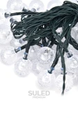 Suled Dekoratif Top Led Işık Kristal Efektli İç Mekan & Bahçe Aydınlatması 220V Fişli 45 Top Led - 7