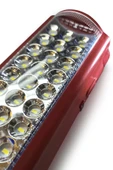Suled Kamp Lambası 6V Akülü 80 Saat - 3Gün Aydınlatma 24 Smd Led Işıldak Lamba 220V Şarj - 4