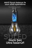 Suled Taşınabilir Şarjlı Led Ampül Outdoor Kamp Bahçe Lambası 10W Askılı Kırılmaz Led Işık - 3