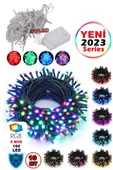Suled Sl-1013 Fişli 10 Mt 100 Led Rgb Renkli Işıklı Ultra Güçlü Yılbaşı Ağaç Işık 8 Fonksiyonlu Dekoratif - 1