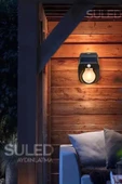 Suled Hareket Sensörlü Bahçe Aydınlatması 5W Lityum Pilli Led Işık Solar Şarjlı Otomatik Dış Mekan Lamba - 2