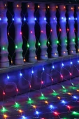 Suled Rgb Ağ Led 2X2 Metre 132 Led 220V Fişli İç Ve Dış Mekan 8 Modlu Ambiyans Aydınlatma - 6