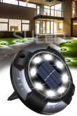 Suled Bahçe Aydınlatma Led Işık 1 Adet Set Solar Güneş Enerjili Otomatik Aydınlatmalı Saplama Lamba - 7