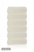 6'lı Ekru El Havlusu - 50x90 Cm, 225 Gr, %100 Pamuk, Spa Ve Otel Havlusu, Günlük Kullanıma Uygun - 2