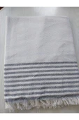 TEKSTİLCİ Naturel Saçaklı 300 x 180 Koltuk Örtüsü, Çekyat Örtüsü, Pamuklu Örtü, - 3