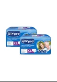 Canped Tekstil Yüzeyli Belbantlı Yetişkin Hasta Bezi XL 2 x 30'lu - 1