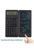 Silinebilir LCD Yazı Tabletli,Kalemli Katlanabilir Bilimsel Hesap Makinesi - 1