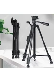 Telefon Ve Fotoğraf Makinası Takılabilen Bluetooth Kumandalı 146 Cm Tripod ( Lisinya ) - 1