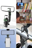 Dikiz Aynasına Takılabilen Eklemli Telefon Tutucu Aparat - 3