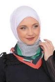 Filistin Bayrak Çizgili Filistin Şal Kefiye Küçük Filistin Bayraklar Fular Saçaksızlı Filistin Fular - 8