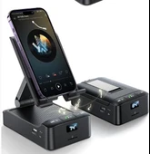 Joyroom 3 in 1 Telefon Tutuculu Dijital Ekranlı Katlanabilir Hopörlör - 2