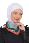 Filistin Bayrak Çizgili Filistin Şal Kefiye Küçük Filistin Bayraklar Fular Saçaksızlı Filistin Fular - 6