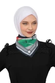 Filistin Zaytin Ve Filistin Bayrak Baskılı Fular Saçaksızlı Unisex S100014 - 5