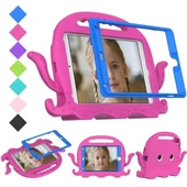 İpad Pro 11 10.9 Ahtapot Tutmalı Yumuşak Standlı Silikon Çocuk Tablet Kılıfı thumbnail 3