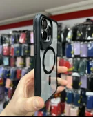 İphone 15 Pro Max T-Max MagSafe Uyumlu Siyah Silikon Kılıf thumbnail 4