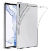 Samsung Galaxy Tab S7 Fe T737 T735 T730 Uyumlu Şeffaf Silikon Tablet Kılıfı thumbnail 2
