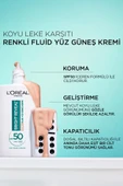 L'Oreal Paris Bright Reveal Spf 50+ Koyu Leke Karşıtı Renkli Fluid Günlük Yüz Güneş Kremi 50ml - Light - 5