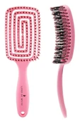 LAND OF MYTH Lom1272 Üç Boyutlu Esnek Saç Açma Ve Tarama Fırçası, Flexible Pro Brush (pembe) - 1
