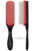 LAND OF MYTH Styling Brush, 9 Sıra Şekillendirme Fırçası, ( Curly Girl ) Kıvırcık Kız Metodu Fırçası - 1