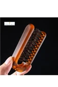 LAND OF MYTH LOM1291 Çanta Tipi Katlanabilir Saç Açma Tarama Fırçası – Kehribar - 4