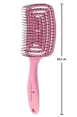 LAND OF MYTH Lom1272 Üç Boyutlu Esnek Saç Açma Ve Tarama Fırçası, Flexible Pro Brush (pembe) - 2