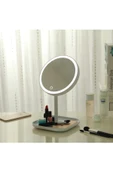 LAND OF MYTH - 1x-5x Büyütmeli 23 Led Işıklı Makyaj Aynası, 360 ° Döner, Dokunmatik Sensörlü, Kablolu - 7