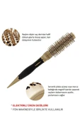 LAND OF MYTH 25 mm - Nano Teknoloji Seramik + Iyonik Termal Fön Saç Fırçası, Profesyonel Seri - 2